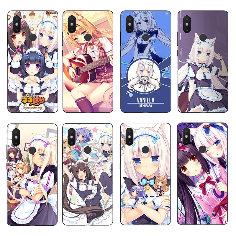 Vanilla NEKOPARA Anime Cover Phone Case For Xiaomi Redmi Note 9 10 Pro 7 8A 9A K30 K20 Mi 11 10T 10lite | Мобильные телефоны и