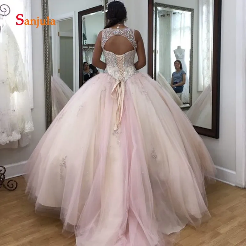 Блестящее бальное платье; vestido 15 anos; бальное платье; Пышное праздничное платье маленькой принцессы с открытой спиной; suknia balowa; D1319