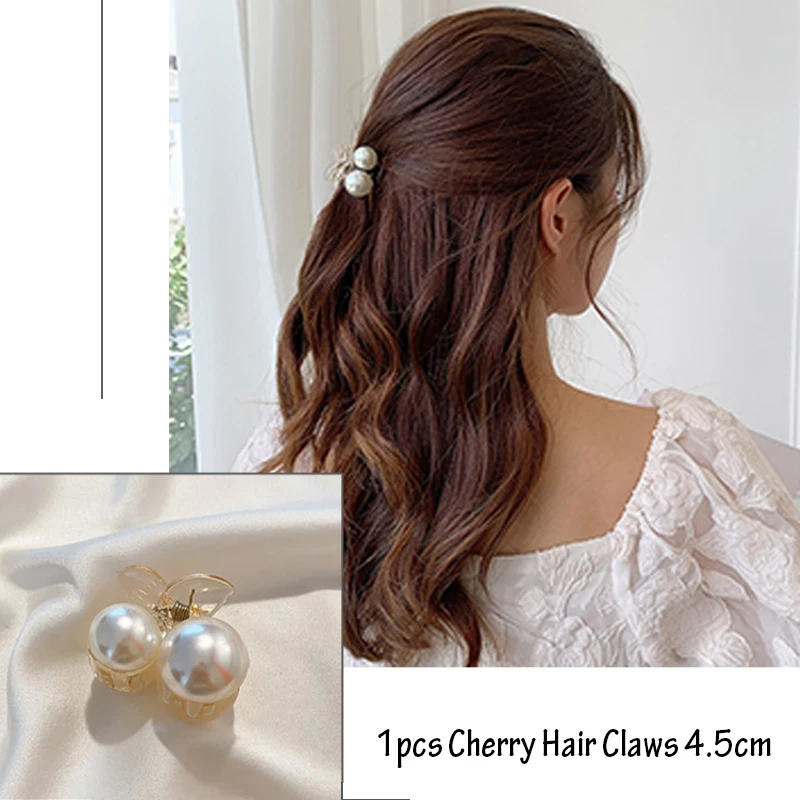 elastic headbands for women Fashion Metal Hair Claw Gold Silver Geometric Hair Clips For Women Girl Elegant Crab Vintage Hairpin Hair Accessories 2021 pearl hair clip Hair Accessories
