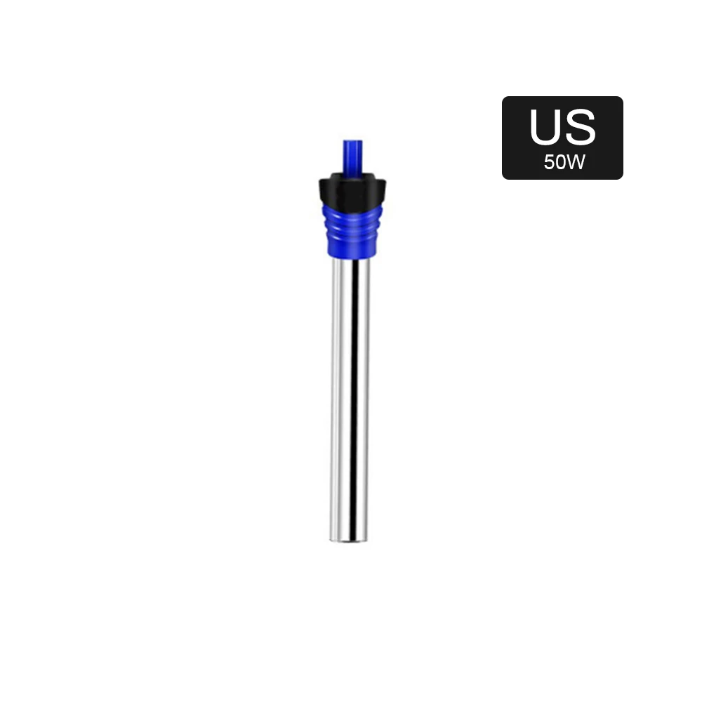 US Plug Погружной аквариумный нагреватель аквариумный аквариум из нержавеющей стали термостат нагревательный стержень 50 Вт/100 Вт/200 Вт/300 Вт/500 Вт - Цвет: US Plug