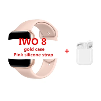 

New IWO 8 Smart Watch MTK2502C IWO 5 Upgrade 1:1 44mm Series 4 Heart Rate Monitor Bluetooth Watch For IOS Android VS IWO 7/6/3