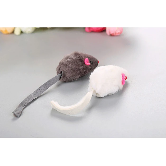 Домашние животные кошки игрушки 12 шт. пушистые мыши с кошачьим котом и погремушкой Звук Укуса Catch Play мышь игрушка для кошек SLC88