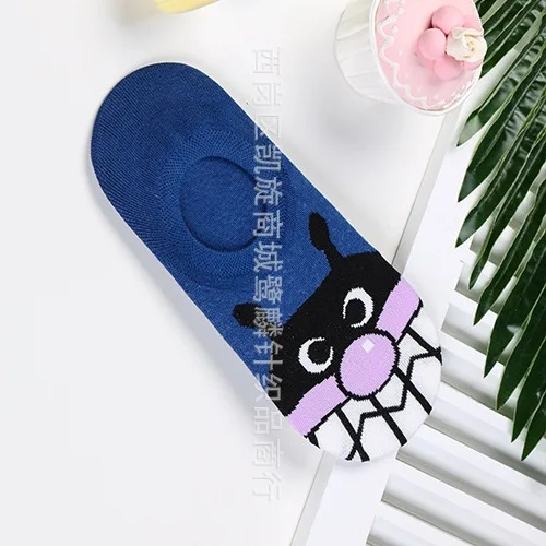 Носки с принтом «Tonari no Totoro», Anpanman Baikinman, No Face man, снеговик, милые забавные носки из хлопка для мужчин и женщин, Хаяо Миядзаки - Цвет: women 5