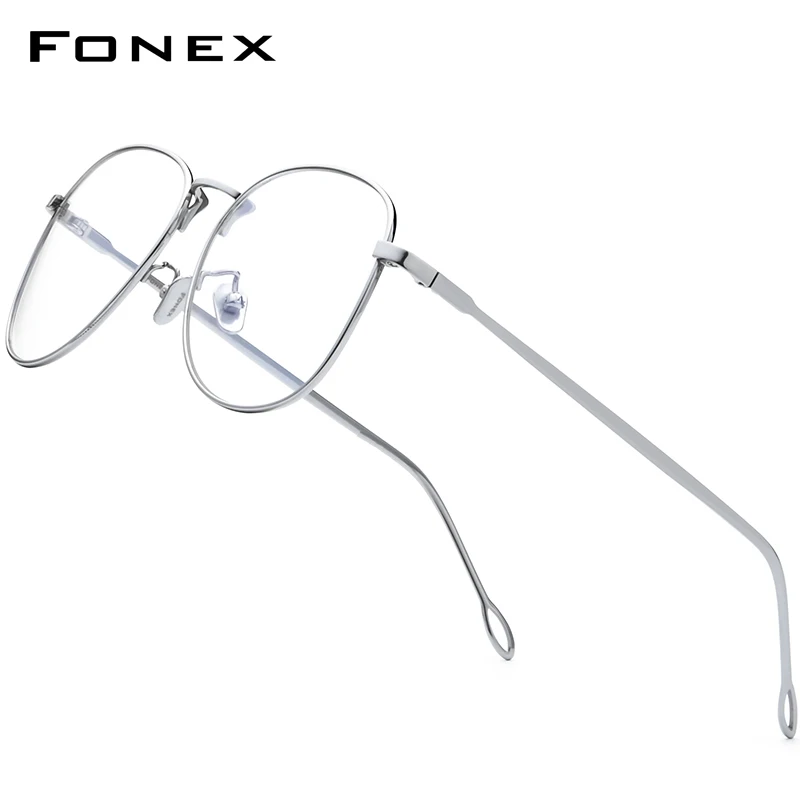 

FONEX Оправа для очков Мужская и женская из чистого титана, 8516