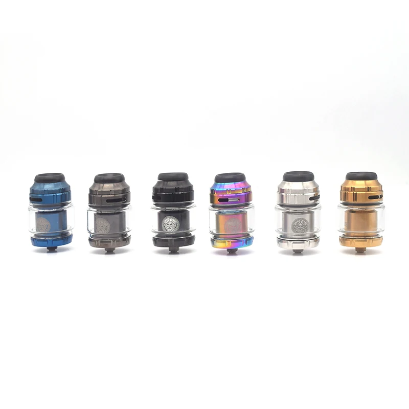 

Zeus X RTA Tank with 810 Drip Tip 4.5ml Capacity Single/Dual Coil Building Top Airflow atomizer 25mm Fit 510 Mods Ecig vape pen