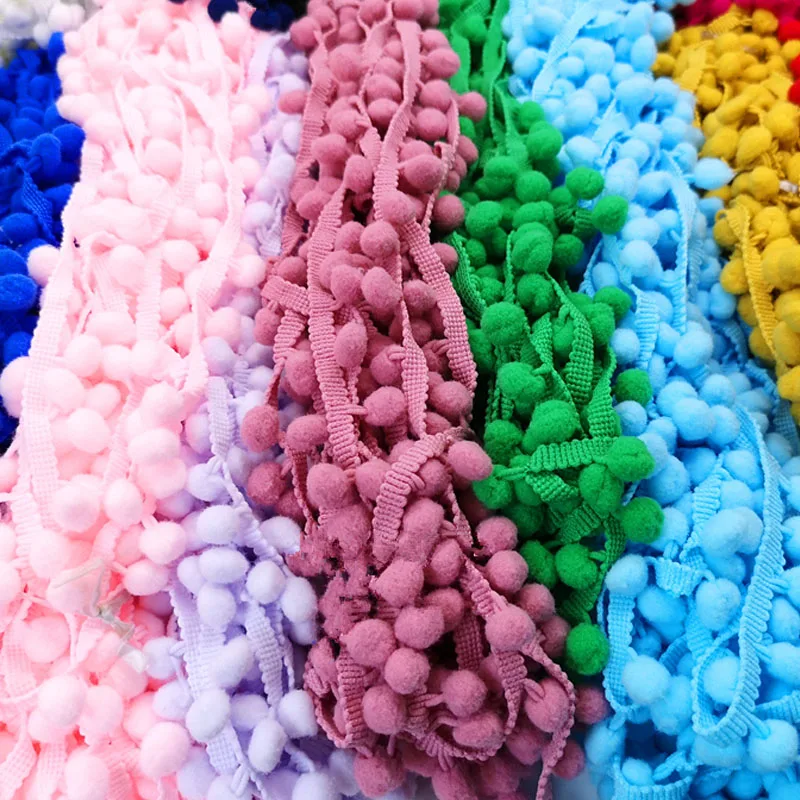 5-yards-Pom-Pom-Lace-Trim-Ball-Ribbon-MINI-Pearl-Pompom-Fringe-Ribbon-Sewing-Lace-Kintted (2)