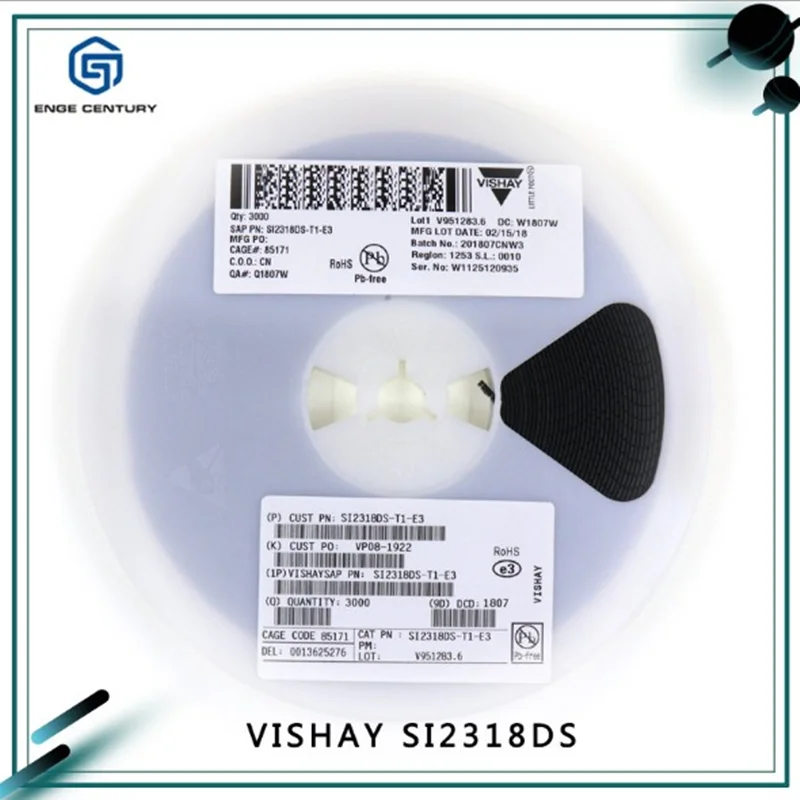 100 шт. VISHAY SI2318DS SOT-23 чип MOS FET 3A/40 В n-канальный FET