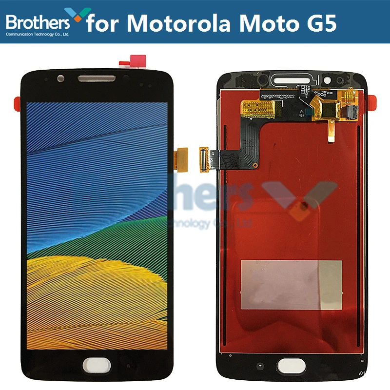 

100% протестированный для Motorola Moto G5 ЖК-дисплей сенсорный экран дигитайзер сборка Замена