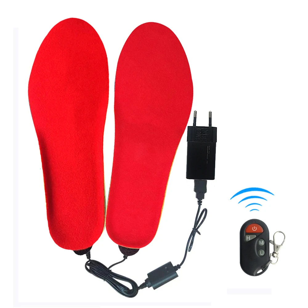 Online Nuevas plantillas de calefacción de carga USB para invierno plantillas de esquí al aire libre para hombres y mujeres Camping y senderismo para mantener los pies calientes