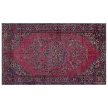 

Handmade Natural Vintage Turkish Area Rug 187x308 Cm-6'2''X10'1''