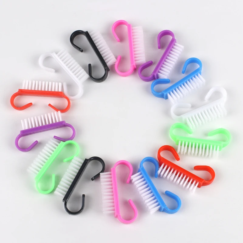 10Pcs Nail Cleaning Brushes for Manicure