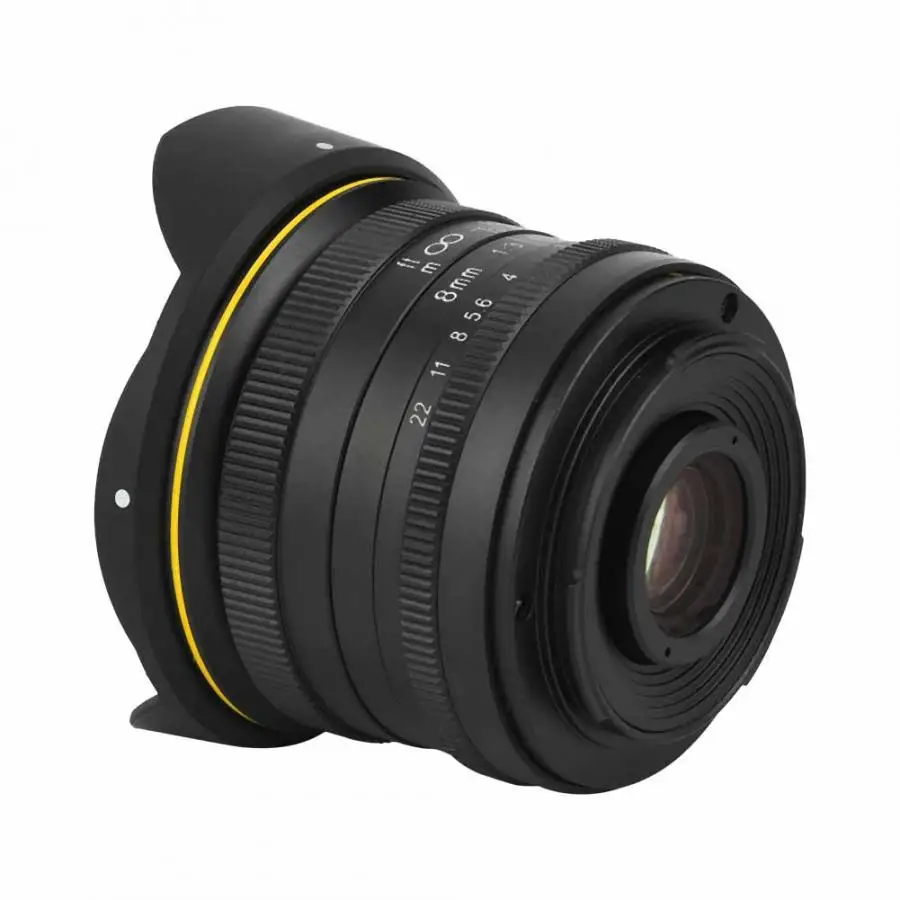 KamLan 8 мм F3.0 APS-C ручной широкоугольный объектив рыбий глаз для DSLR камеры DSLR Объектив камеры "рыбий глаз" широкоугольный объектив рыбий глаз