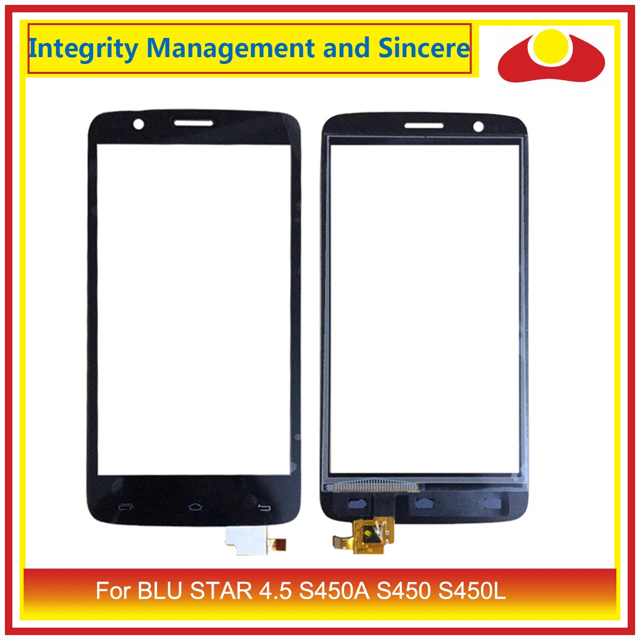 Для BLU STAR 4,5 S450A S450 S450L сенсорный экран дигитайзер Сенсорная панель Датчик передняя внешняя стеклянная линза Замена сенсорного экрана