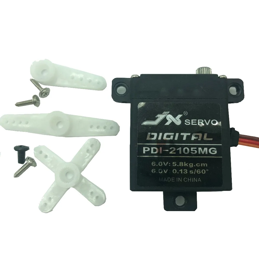 JX PDI 2105MG 21g цифровой стандартный сервопривод с высоким крутящим моментом для