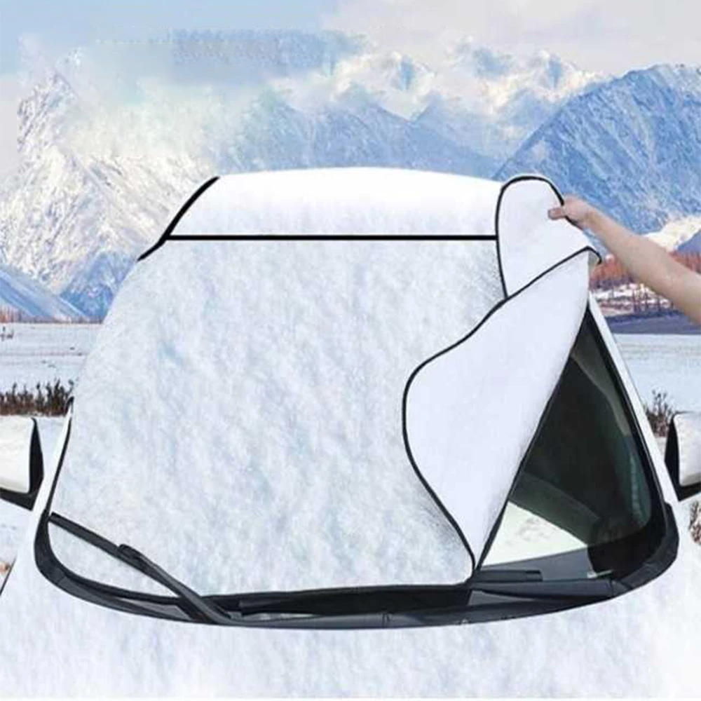 ALLOMN Foldable car windshield cover anti frost ice and snow