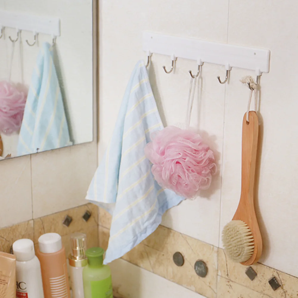

Adhesive Towel Hooks Family Robe Hanging Hooks Hats Bag Family Robe Hats Bag Key Adhesive Wall Hanger