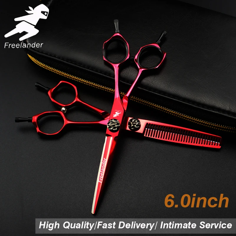 

6.0 sale Silver Japanese Hair Scissors Cheap Hairdressing Scissors Thinning Shears Hairdresser Shaver Haircut Model Number Teeth