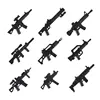 10pcs/lot Modern Assult Carbine Shotgun Sniper Rifles pistol Military Weapons MOC Parts Building Blocks Bricks Toys for Children ► Photo 1/6
