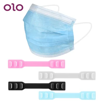 

10pcs Face Mask Ear Hooks Ear Strap Extension Mask Fixing Buckle For Disposable Mask Anti Lock Buckle Adjustable