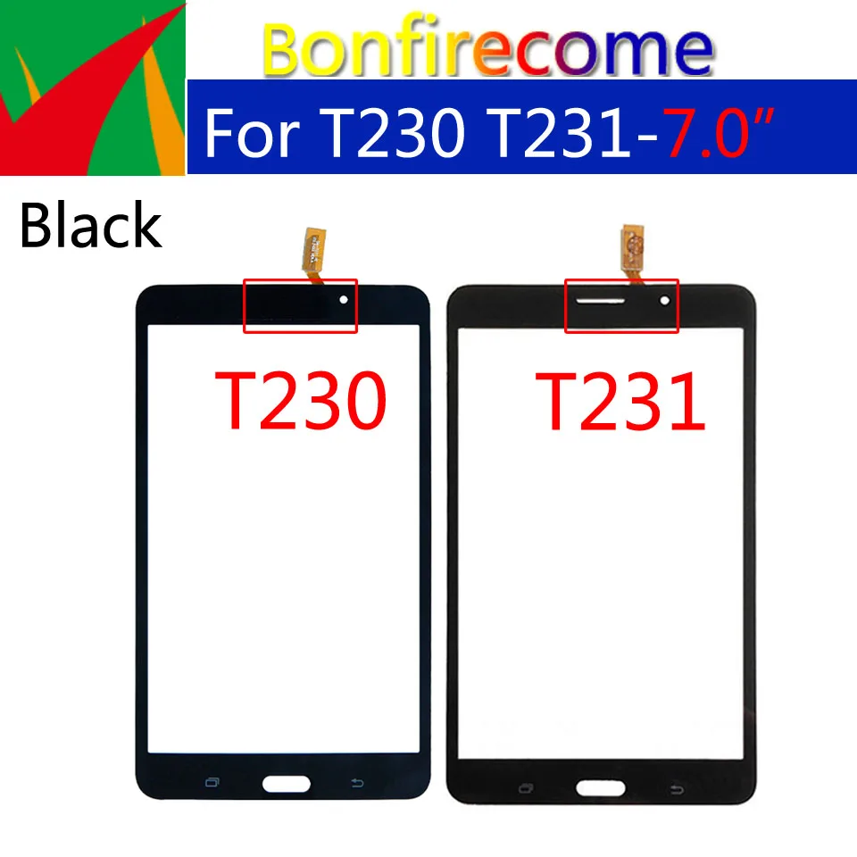 Сменный сенсорный экран 7 0 "для Samsung Galaxy Tab 4 T231 T230 с цифровым преобразователем