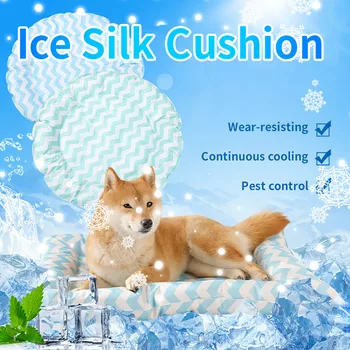 

Summer Washable For Small Medium Large Dogs Pet Cooling Mat Gel Self Cooling Mat for Pet No Water Electricity Needed 1ML