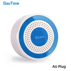 Wireless Siren Strobe Light Alarm with 85dB Alert Sound and 433MHz Frequency (AU Plug..)