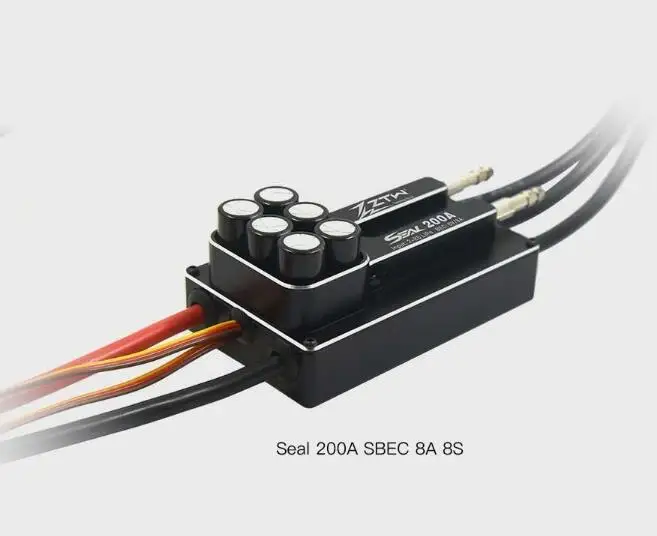ZTW SEAL 200A SBEC 8A 8S бесщеточный ESC Отличная производительность для RC лодки