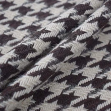 Зимняя коричневая Клетчатая Шерстяная твидовая ткань для пальто в африканском стиле tissu telas por metro tissus tela tecido stoffen materiala DIY