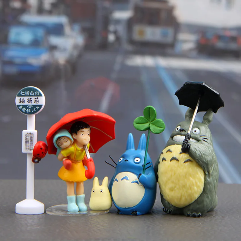 

Xiaoyue Xiaomei Smiley Face Umbrellas Totoro Resin Toys Ornaments Car Ornaments Car Decorations Small Toys To Send Love Gifts