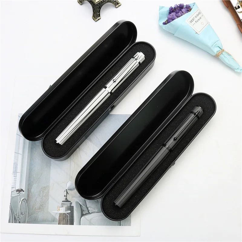 Графитовая черная авторучка Иридиум роскошные подарочные ручки набор ручка содержит 6 цветные картриджи бесконечные исследования серии