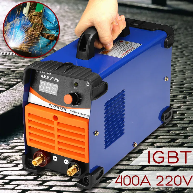 

400A Mini IGBT Inverter Welding Machine MMA ARC-400 Arc Welders 220V With LED Display