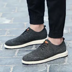 Легкие новые винтажные мужские повседневные туфли мужской деловой официальный броги тканевые туфли Оксфорд с перфорацией дышащие 2019