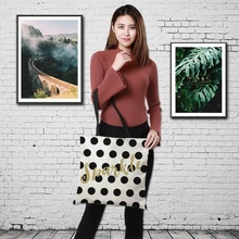 Краудейл Рождественский подарок сумка Merry Christmas печать Bage Забавный пакет женский холст большой емкости винтажные Наплечные сумки