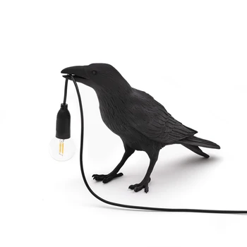 

Italian Seletti Bird Wall Lamp Modern LED Wall Sconce Light Fixtures Bedroom Bedside Wall Light Crow bird Stand Light Home Deco