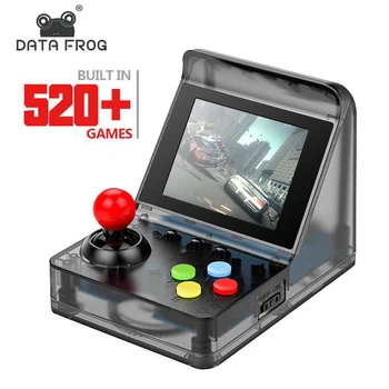 

Data Frog 32 Bit Retro ARCADE Mini Video Game Console 3.0 Inch Built In 520 Games Handheld Game Console Family Kid Gift Toy