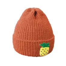 Новинка, женская зимняя теплая вязаная шерстяная шапка с украшением в виде шариков и букв, вязаная шерстяная шапка с плетением, защитная громоздкая шапка, горячая распродажа