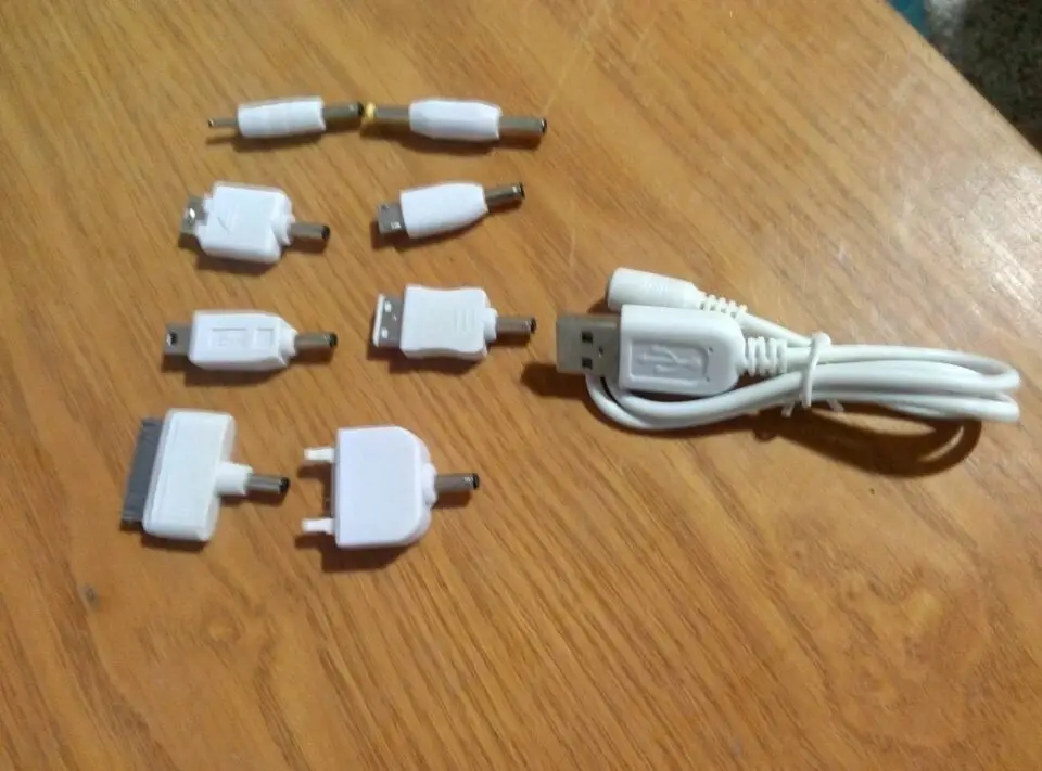1 комплект USB до 10 шт. DC разъем питания зарядное устройство адаптер кабель для мобильного использования белый комплект мобильный разъем питания