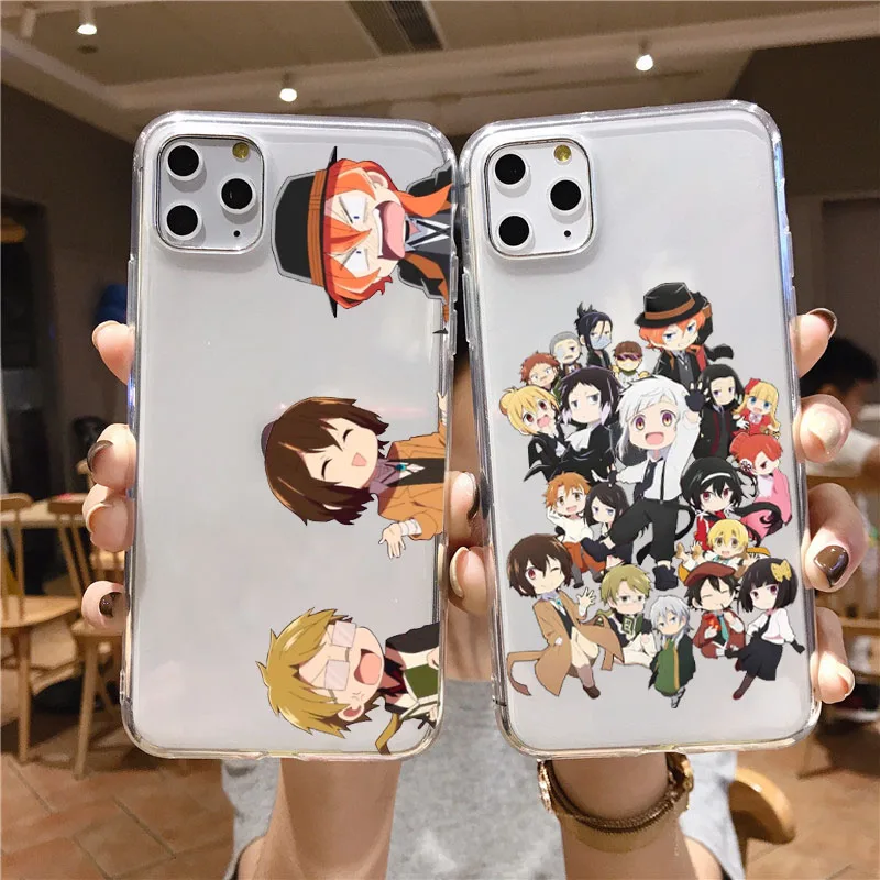 Японское аниме bungou бродячие собаки дазай Осаму чехол для телефона iPhone 11 12 13 Mini Pro 8