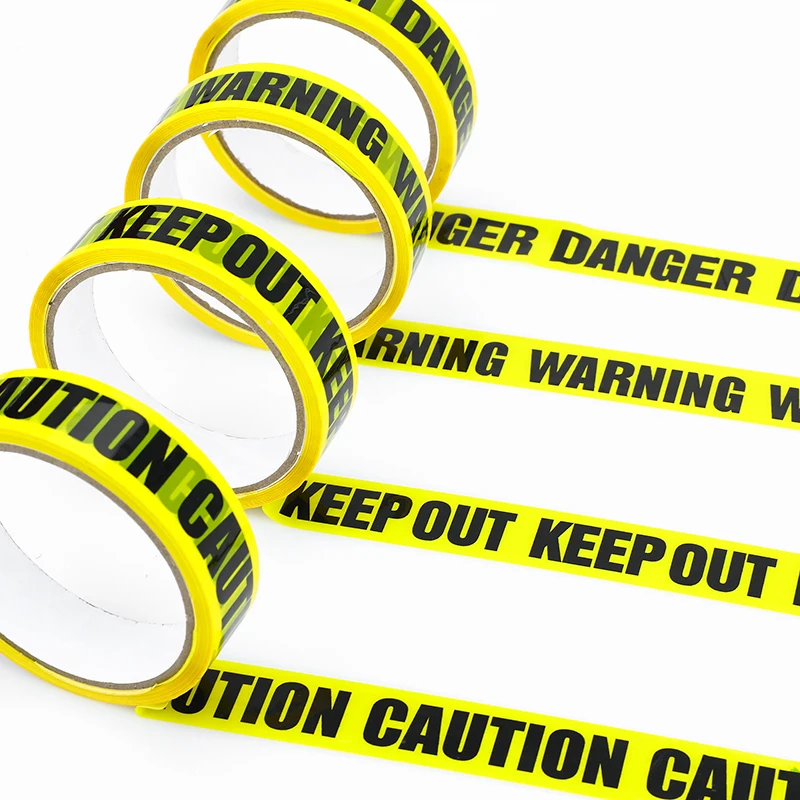 25M DIY Decoration Warning Tapes Halloween Decorations for Outdoor Scary Party Construction