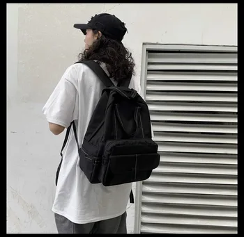 

New Backpack for Mummy Large Capacity Diaper Bag Canvas Cloth Lightweight Bags Baby Food and Clothing Storage BZT040