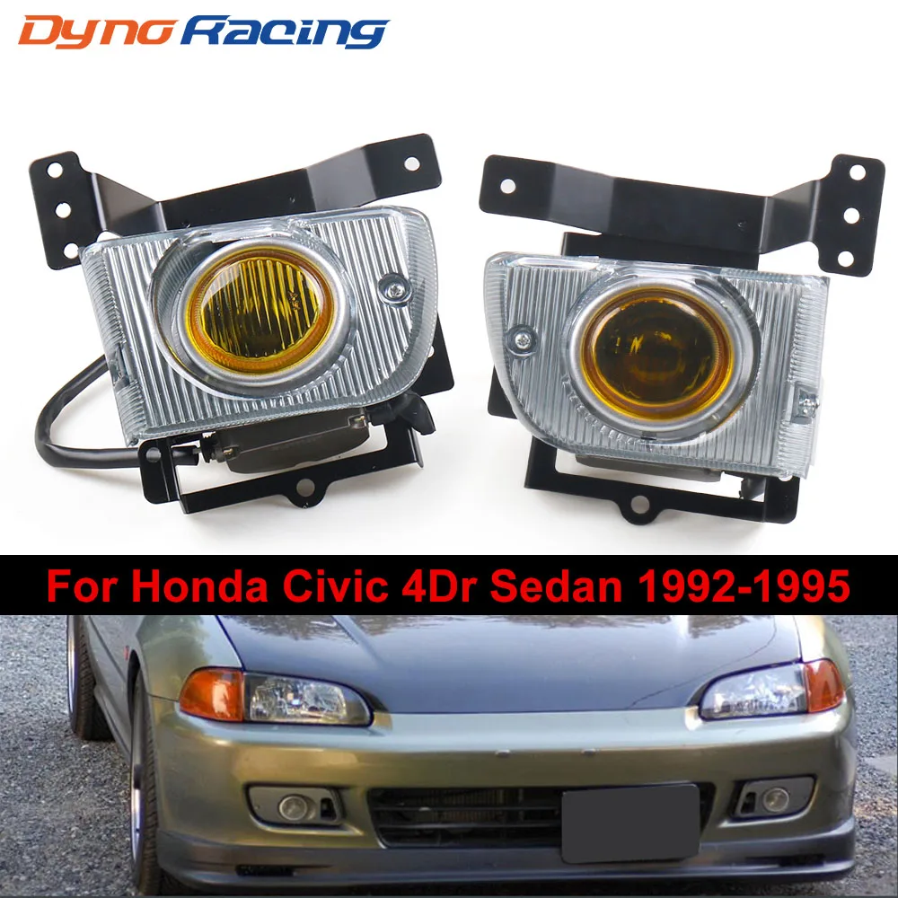Противотумансветильник ры бампер для Honda Civic 1992-1995 4D Седан Левая Правая