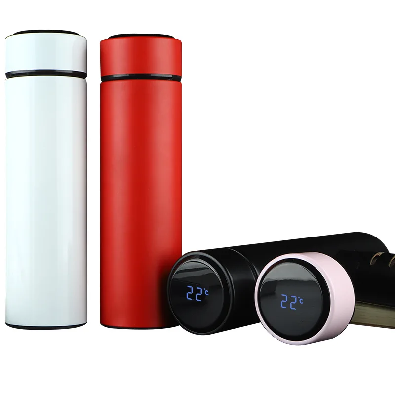 

Temperature control LCD Smart Mug Touch Screen Water Bottle Stainless Steel Vacuum Thermal Bottle Waterproof Coffee Travel Mug