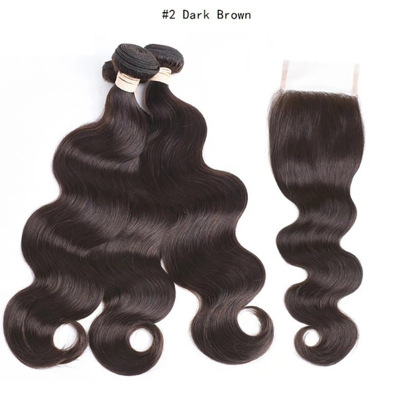 #4 Brazilian Body Wave Bundles With 4x4 Lace Closure Remy Human Hair Extensions Straight Bundles With Lace human hair extensions,human hair bundles