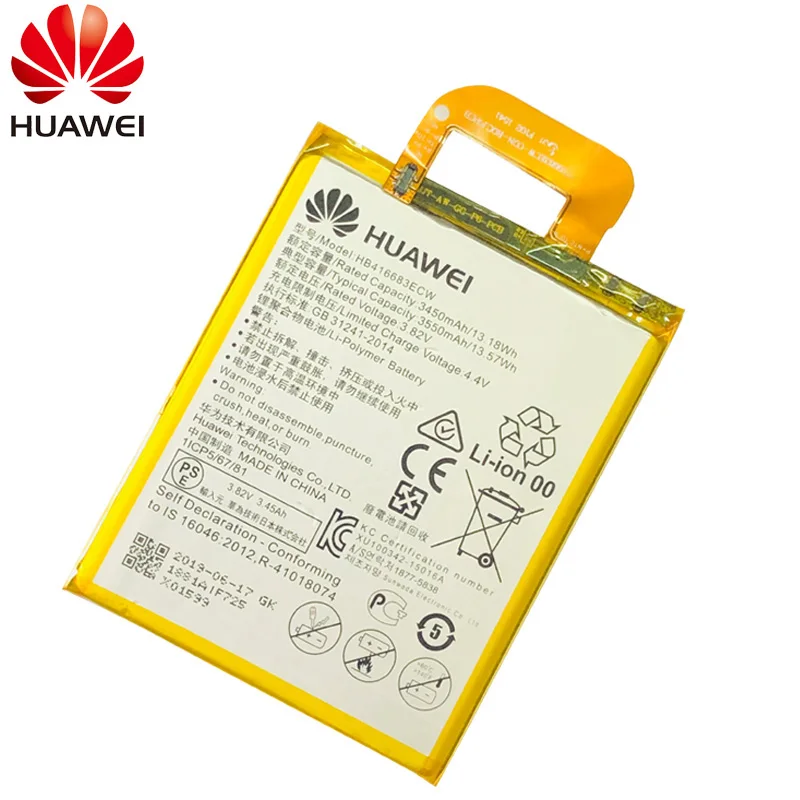 Hua Wei аккумулятор для телефона HB416683ECW для huawei Nexus 6P H1511 H1512 3450 мАч сменный аккумулятор Бесплатные инструменты