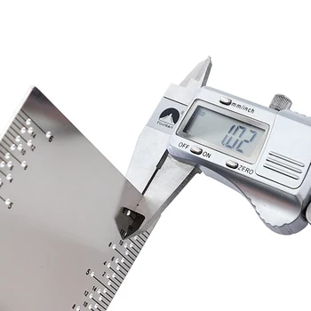 

Stainless Steel DIY Woodworking Scriber DIY Table Router Measure Position Tool