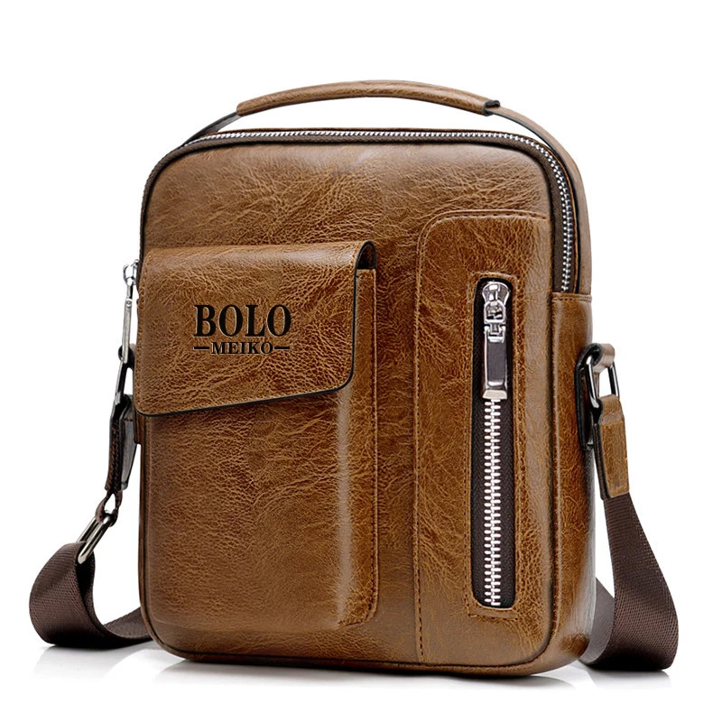 

2019 Vintage Men's Handbag Portable Hand Work Business Office Male Shoulder Messenger Bag Large Capacity Leather Bandolera Hombe