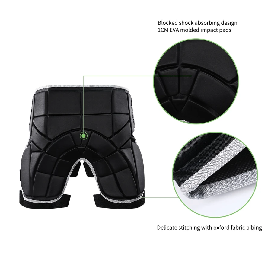 WOSAWE-Skateboarding-Shorts-Men-Women-Adult-Protective-Hip-Butt-Pad-Padded-Shorts-Ski-Skate-Snowboard-Activity