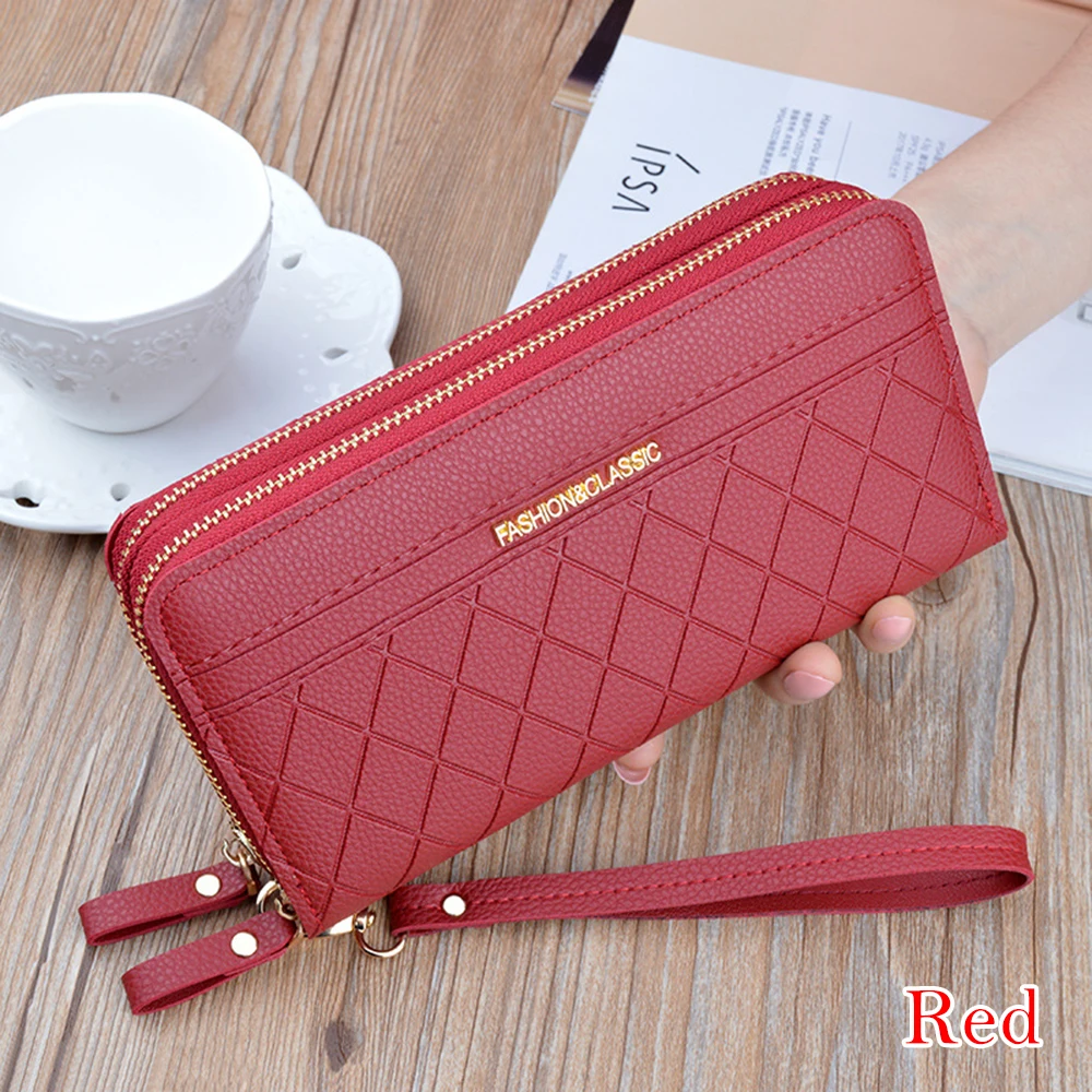 

2020 Long Women's Wallet Purses Tassel Coin Purse Card Holder Wallets Female Pu Leather Clutch Money Bag Pu Leather Wallet