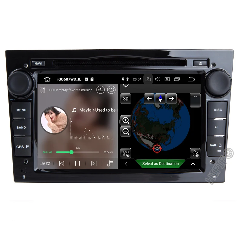 Ips Восьмиядерный 7 ''2 Din Android 9 DSP 1024*600 HD Автомобильный dvd-плеер для Opel Astra Vectra Antara Zafira Corsa gps навигационное радио