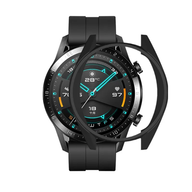 Чехол для часов Huawei Watch GT 2 46 мм мягкий силиконовый защитный чехол из ТПУ защитная